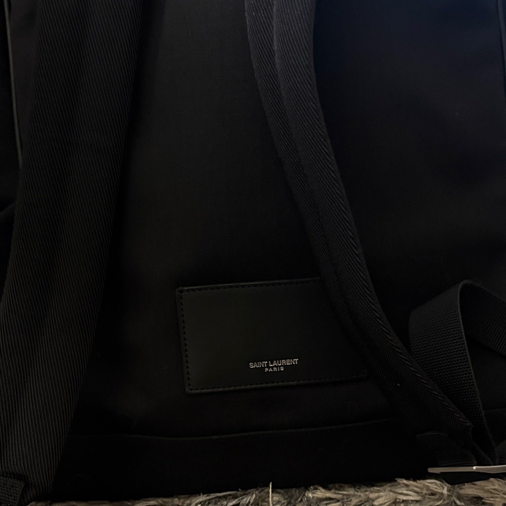 Saint Laurent Classic Black Large Backpack 12”x16”x5.5” Unisex - Picture 6 of 12